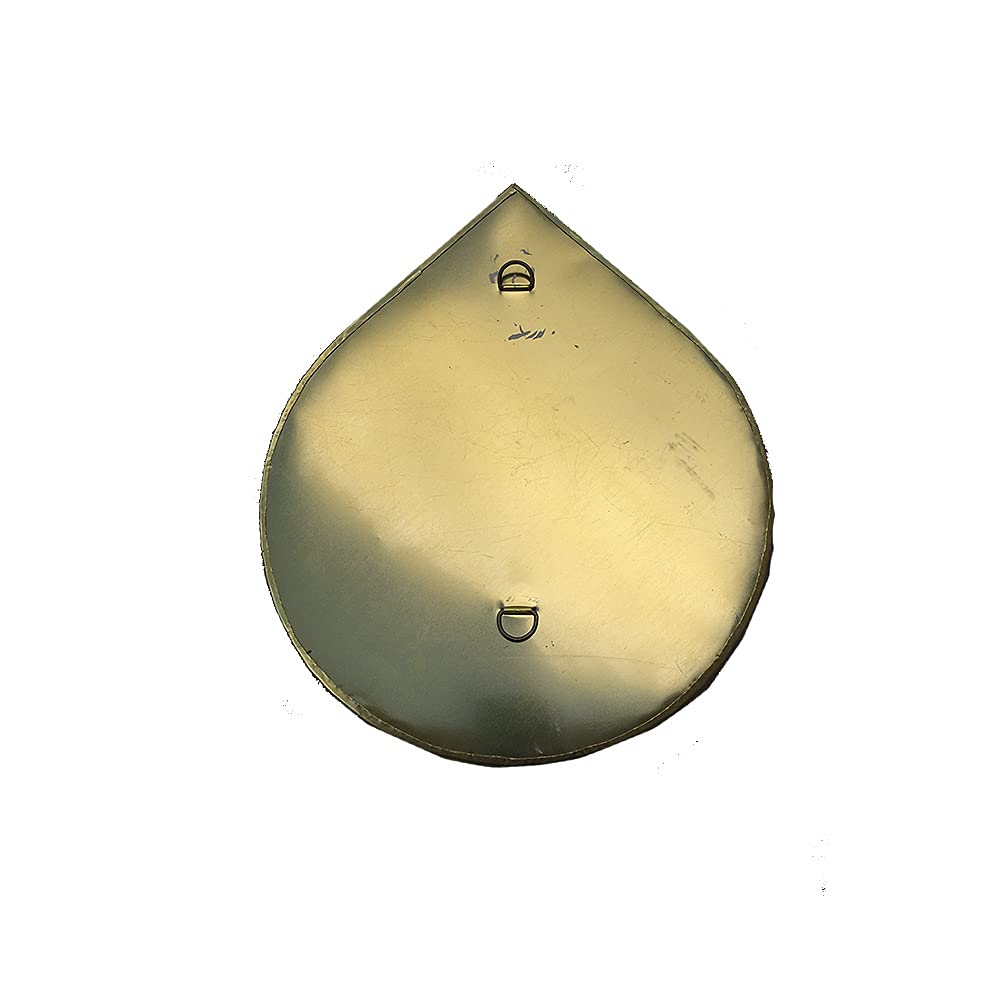 Specchio marocchino in ottone a forma di Goccia