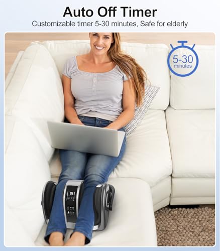 Image of CARESKY Shiatsu Foot Massager with Heat and Remote-FSA Eligible HSA Electric Deep Kneading Foot Massager for Neuropathy, Plantar Fasciitis, Massage Feet /Leg /Calf /Ankle, Gifts for Women and Men