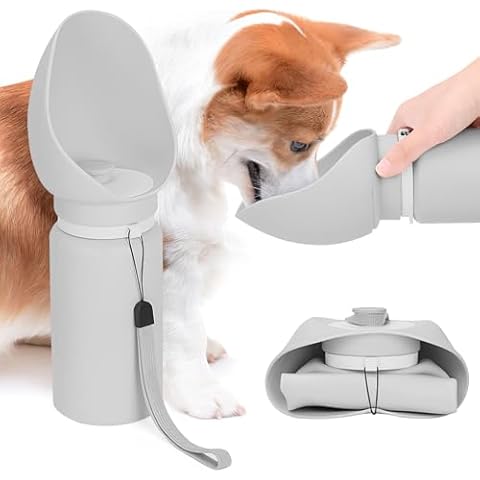 DAWRIS Portable Dog Water Bottle 550 ml Cover
