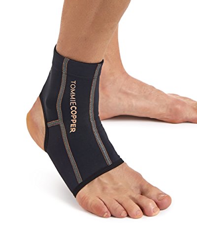 Tommie Copper Men's Performance Ankle Sleeves 2.0, Medium, Black