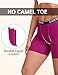 Molasus Womens Boxer Briefs Underwear Soft Modal High Waisted Boy Shorts Panties Ladies Anti Chafing Undershorts Pack of 4,Multicolor,Medium