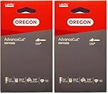 OREGON AdvanceCut - Chaîne de Tronçonneuse pour Guide-Chaîne 35 cm (14") / Pas 3/8" Low Profile/Jauge 1,1 mm/Gouges Chamfer Chisel / 50 Maillons d'Entraînements - pour Efco, Stihl & Oleo Mac(90PX)