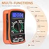 Digital Multimeter Voltmeter Battery Voltage Multi Tester Continuity Tester Ohm Volt Ampere Meter AC/DC Voltage Current Resistance Diode Transistor, Large LCD Display and Backlight #1