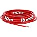 Produktbild 10 Meter Lapp 4520046 H07V-K 16,0 mm² rot I Verdrahtungsleitung I Aderleitung flexibel I PVC-Einzelader I Litze 16mm2 I Verdrahtung