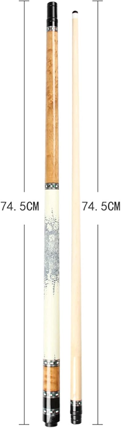 Pool Cue Stick Billiard Pool Cue Taco de billar juego de 2 piezas 57 pulgadas 19 / 19.5 / 20 oz 1/2 tipo 10.5 / 11.5 / 13 mm punta taco de billar profesional de arce de madera dura con barra de extens