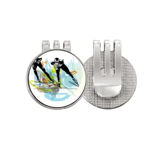 Marcador de pelota de golf con clip magnético no/no para tus torneos favoritos