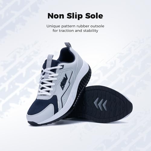 Image of Walking Shoes for Men Arch Support Plantar Fasciitis Shoes Orthotic Tennis Sneakers for Foot Pain Relief