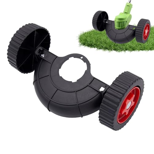 Ruedas cortacésped de metal – Ruedas cortacésped de jardín, ruedas de césped de 400 g | Ruedas Wacker para malezas inalámbricas para cortacésped 23 x 15 x 14 cm, accesorio para cortacésped, ruedas de