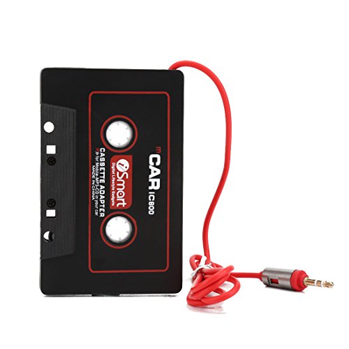 Alotm Universal Car Audio Cassette Player Adapter Converter with 3.5mm Jack Compatible All