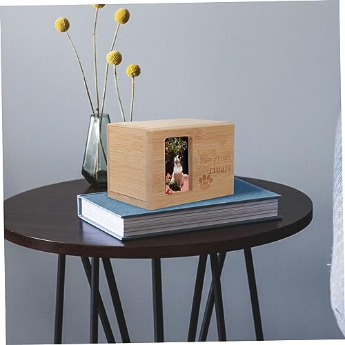 Boîte à cendres pour animaux en structure rigide : urne naturelle et durable HANABASS