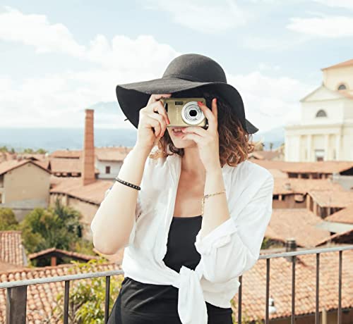 Edealz 16Mp Megapixel Compact Digital Photo And Video Camera With 2.4" Lcd Screen, Mic Input And Usb Media Transfer (Gold) #TOP1