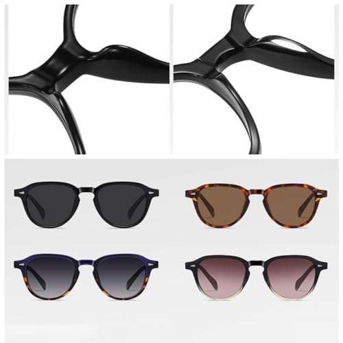 Lunettes de soleil rétro en acétate accessoires de mode unisexes - 5