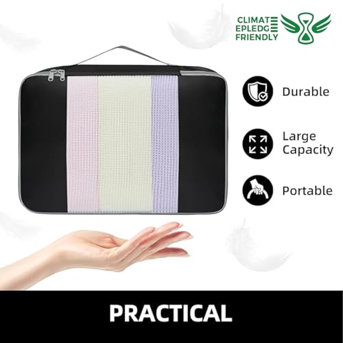 Image of BAGAIL 6 Set /8 Set /10 Set Packing Cubes Various Sizes Packing Organizer for Travel Accessories Luggage Carry On Suitcase