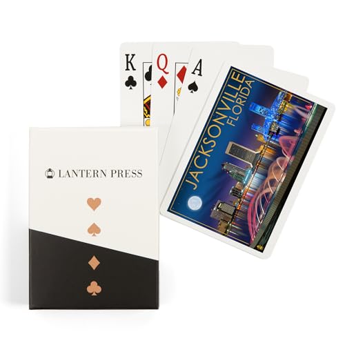Naipes Póker Skyline Jacksonville Florida de 52 Cartas