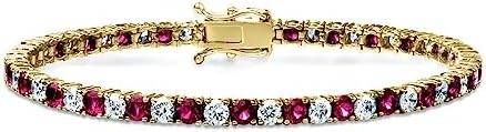 Amazon | Gift from New York ブレスレット レディース ルビー カラー  