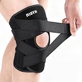 Knee Brace for Women Men Adjustable Cross Strap, Knee Braces for Meniscus Tear, Knee Pain Support with Side Stabilizers, Relieves ACL, MCL, Arthritis, Knee Pain for Patella Stability