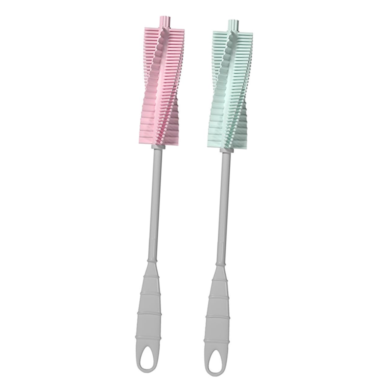 ibasenice 3 Set Spazzola Per Bottiglie Pennello A Manico Lungo Scovolino Per Biberon Borracce Termiche Bottiglie Termiche Cleaning Brush Spazzola Per Ciuccio Girevole Pp 2 Pezzi * 3