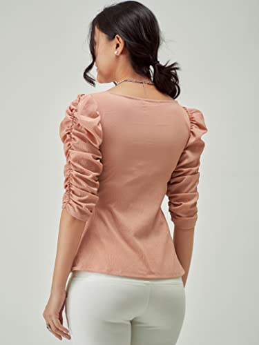 Image of AASK Casual Solid Women Top