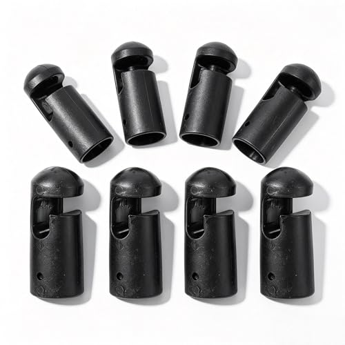 TUESMEILL Trampoline Replacement Pole Caps 8pcs Plastic Trampoline Net Pole Caps Enclosure Pole Cap for Safe Installation