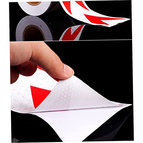 Obelunrp Reflektierende Bänder hohe Intensität Prismatische wasserdichte Pfeilform Reflektierende Sicherheitswarnband Vinyl Rolle Selbstklebender Sicherheitsmarkierungsband 2pcs - Image 6