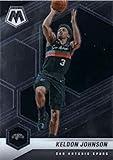 2020-21 Panini Mosaic #136 Keldon Johnson San Antonio Spurs NBA Basketball Trading Card