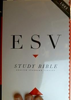 Paperback ESV Study Bible - Luke sample selections Book