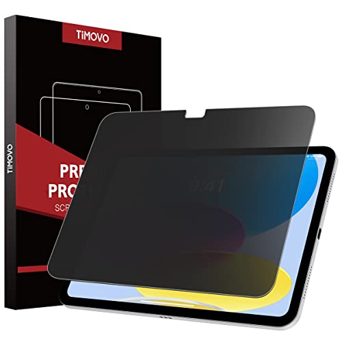 TiMOVO Privacy Screen Protector for iPad 11 inch A16 2025(11th Generation)/iPad 10th Generation 2022 10.9 Inch, Anti-Spy Film Guard Tempered Glass Protective Film, Anti-Fingerprint,Anti-Scratch,1 pack