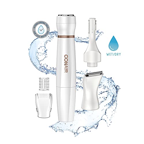 Conair All-In-1 Facial Hair Removal for Women, Cordless Electric Trimmer, Perfect for Face, Ear/Nose, Eyebrows, and Bikini Lines by Conair - Image 8