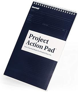 Project Management Tool, Task Planner Project Action Pad by BestSelf  Proven Tool to Mastermind Big Projects, Effectively Manage Tasks, Boost Productivity, Maximize Results, and Increase Confidence