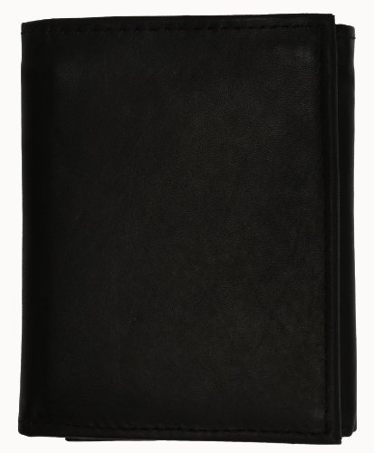 MARSHAL Classic Design Trifold Wallet with Side Load Card Slots Cash holder2