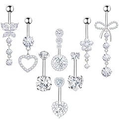 Silver Belly Button Rings