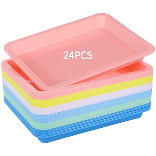 Plateaux de rangement de précision 24x18 cm | Design épuré plastique durable - 2