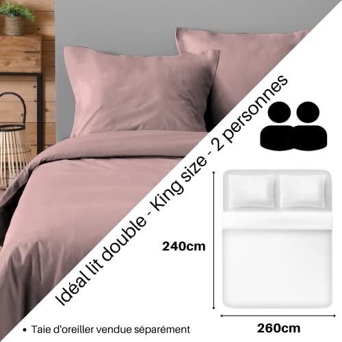 Funda nórdica 260x240 algodón transpirable para cama doble Eden 6