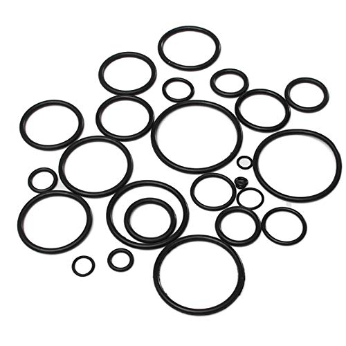 Juego de juntas tóricas de goma, 407 unidades, con ojales métricos, para fontanería, garaje, surtido