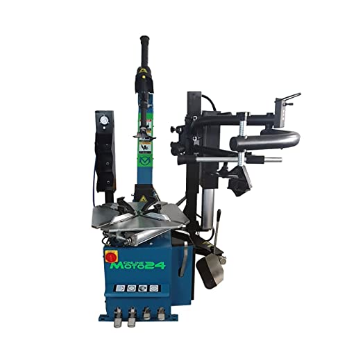 OnlineMoto24 Démonte-pneus RTC 1025 avec bras auxiliaire et technologie 2 niveaux (6 + 10 tr/min)...