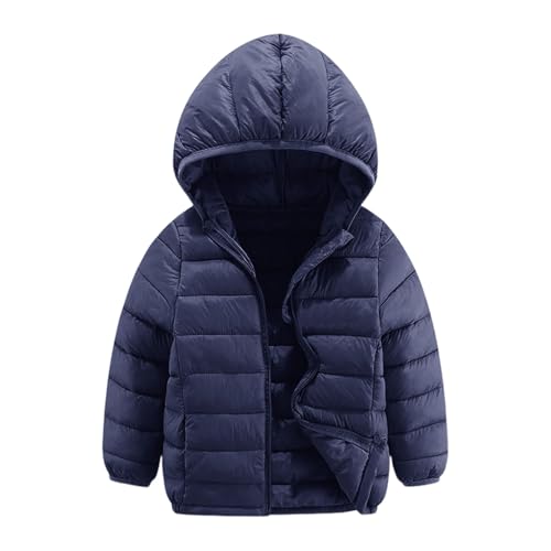 Kids Winter Coat for Girls Zip Up Thermal Lightweight Hooded Girls Puffer Jacket Fall Boys Long Sleeve Down Jackets