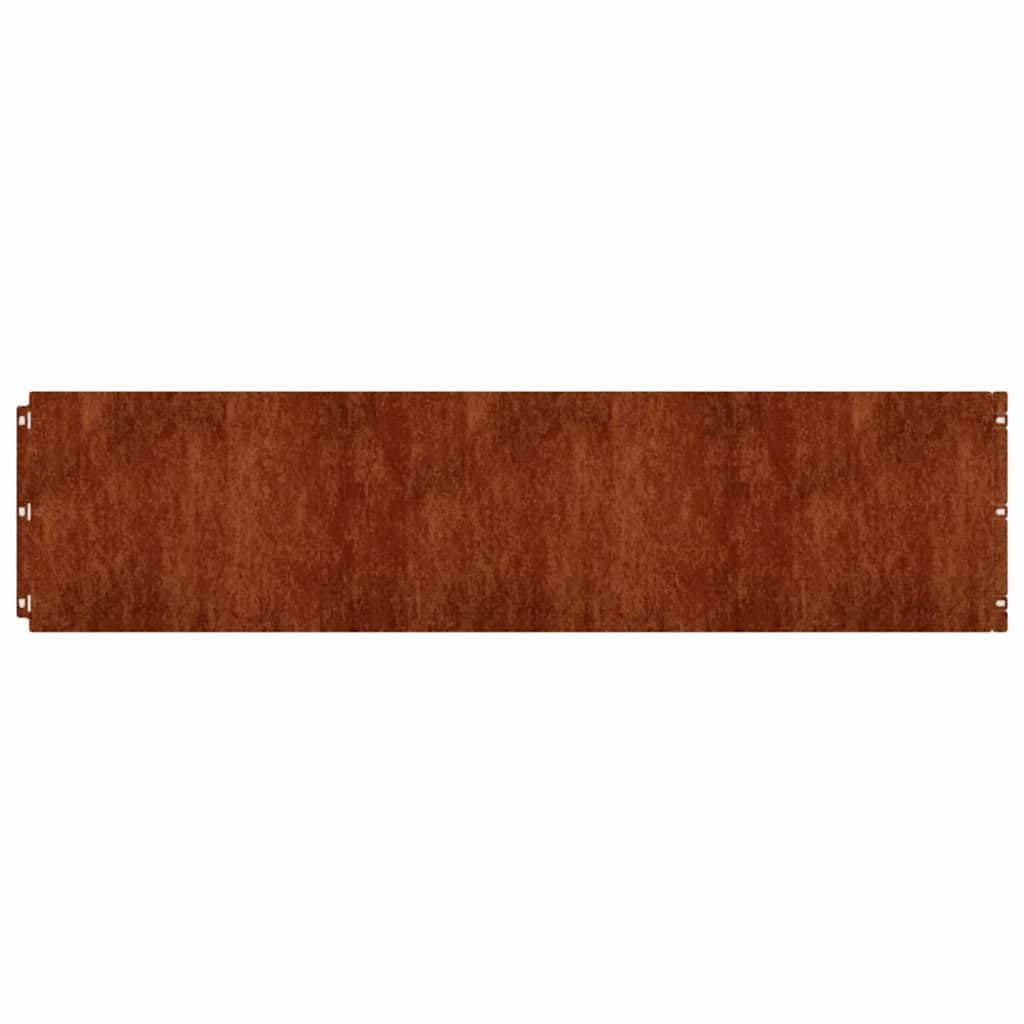 Krawędzie trawnika, 10 szt., 25 x 103 cm, elastyczne obrzeże grządki, krawędź ogrodowa z systemem wtykowym do odgraniczania grządek, rabatów, dróg, tarasów i trawników z blokadą korzeni i