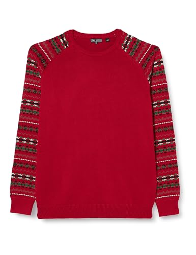 Pull en tricot homme chaud col rond vêtement mode hivernale casual