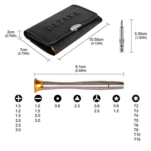 DAZAKA Set Cacciaviti Precisione, 25 in 1 Kit