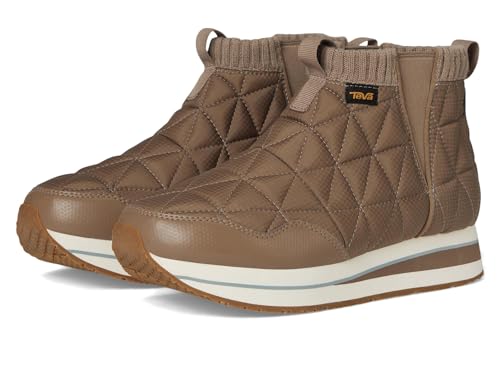 Teva Women's REEMBER MID Platform Fashion Boot, Caribou, 5