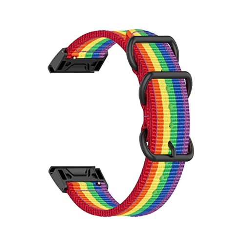 [NWHKQSHSZ] 22 26mm Sports Nylon Strap For Fenix 7 7X 6 6X Pro 5 5X Plus Watch Bracelet Band Loop For Fenix 3 HR Wrist Correa Cl