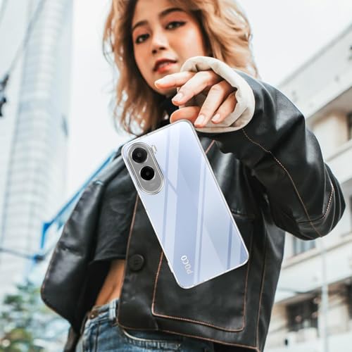 Image of Jkobi Silicone Back Cover Case for Poco C81 5G (Clear Shockproof Case with Camera Protection | Soft and Flexible | Transparent)
