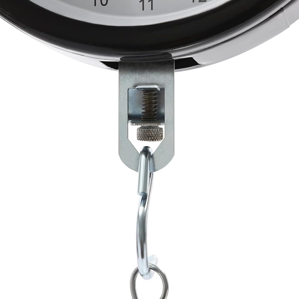 10-20 Kg Balance Suspendue À Cadran Double Face, Balances Suspendues Mécaniques De Précision Avec Cuillère, Chaîne Et Grand Écran Pour La Cuisine, La Ferme Silver,10kg