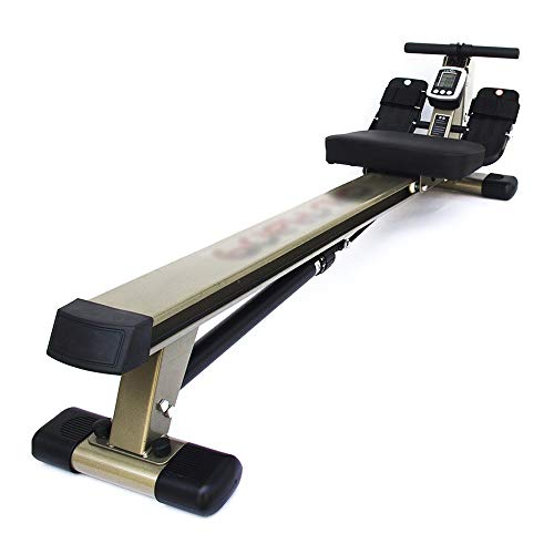 Image of Rowing Machine with HD Dial Display and Adjustable Resistance Non-Slip Pedal Design Safe Suitable for Office Balcony Cardio Fitness Equipment