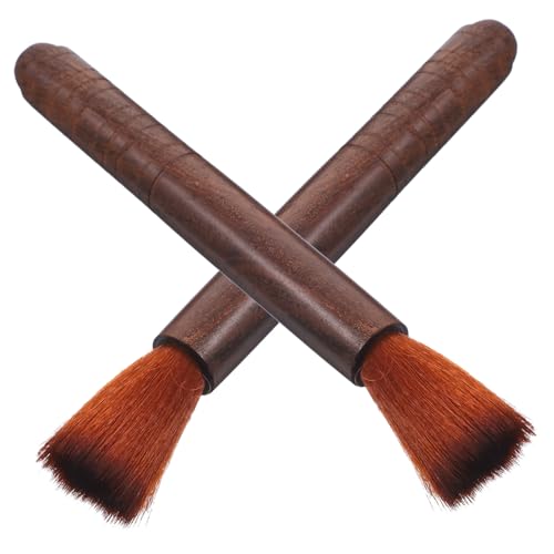 JOINPAYA Cleaning Wool Brush Set Violin Cleaning Kit Soft Bristles Wood Handle for Violin String Instruments Dust Removal Tool