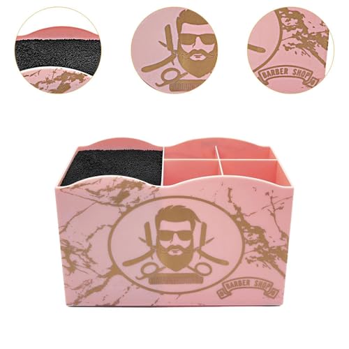 Garende Suporte para tesouras de cabeleireiro, suporte para tesouras de cabeleireiro de salão, estoj