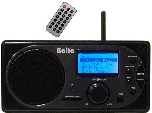 General view of the Kaito IR-168 Wi-Fi Internet Radio