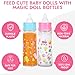 fash n kolor My Sweet Baby Disappearing Doll Feeding Set | Baby Care 6 Piece Doll Feeding Set (Red)