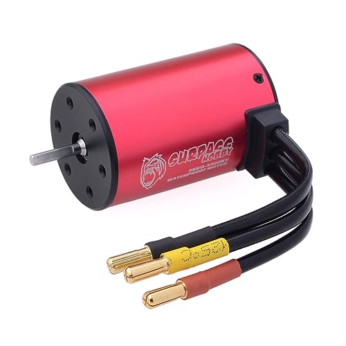 SoloGood 3660 3500KV 2S 3S RC Brushless Motor 5.0mm Shaft Waterproof Brushless Motor for 1/10 1:10 Scale RC Car