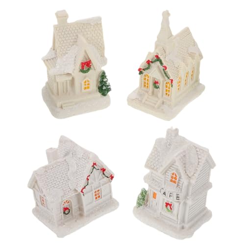 Decoración Navideña para Casa de Muñecas con Miniaturas de Resina y Adornos de Jardín 2